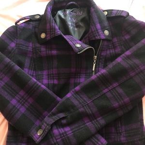 Aeropostale Wool Plaid Jacket